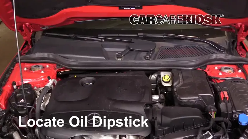 2018 Mercedes-Benz CLA250 4Matic 2.0L 4 Cyl. Turbo Oil Check Oil Level